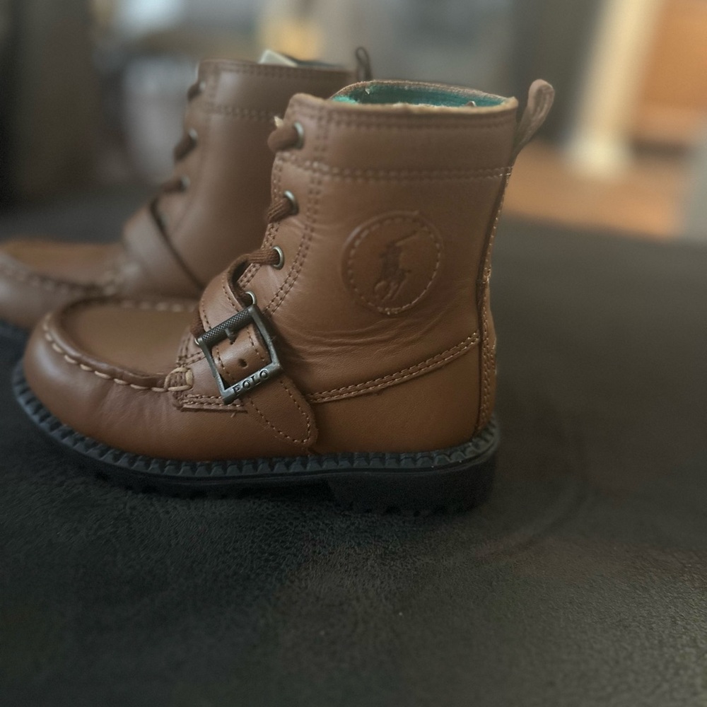 Polo by Ralph Lauren Brown Kids Boots